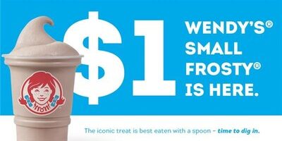 Scoop Dip or Sip Wendy’s Treats Fans to $1 Frosty Deal for a Sweet End to Summer Scoop Dip or Sip Wendy's Treats Fans to $1 Frosty Deal for a Sweet End to Summer